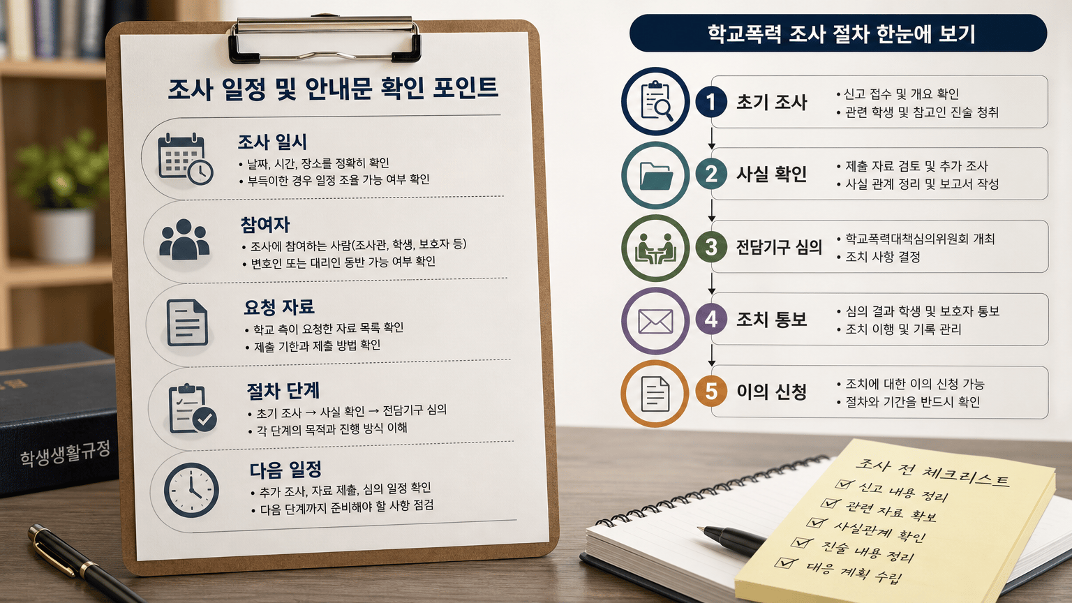 학교폭력 신고를 당했다면 초기 조사에서 먼저 확인할 5가지