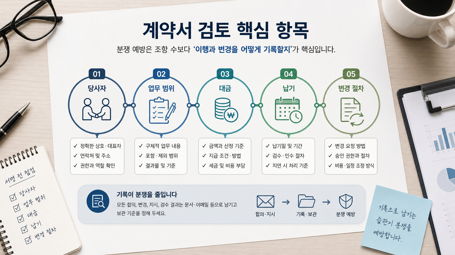 기업 계약분쟁을 예방하는 계약서 검토와 초기 대응 기준